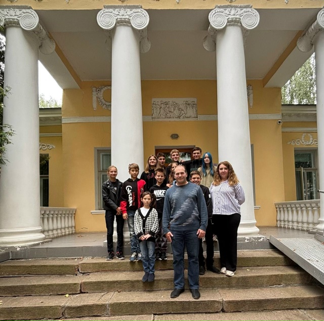 на экскурсии